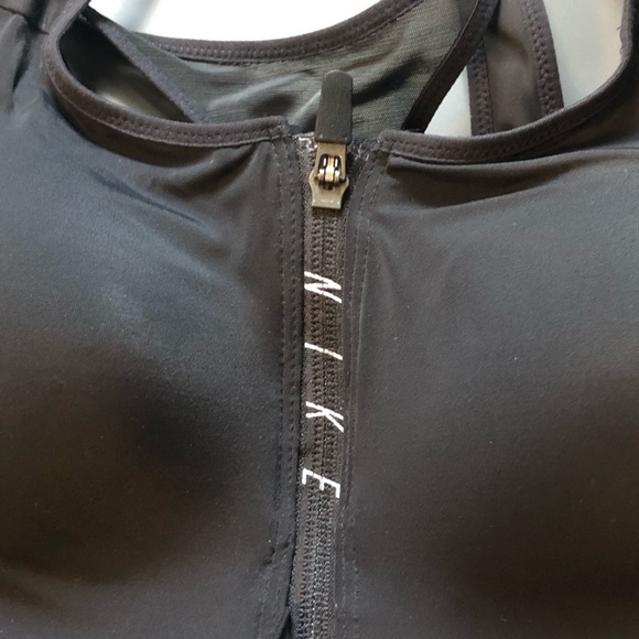 Ladies Nike Dri-Fit front open sports bra size small black New - Picture 6 of 6